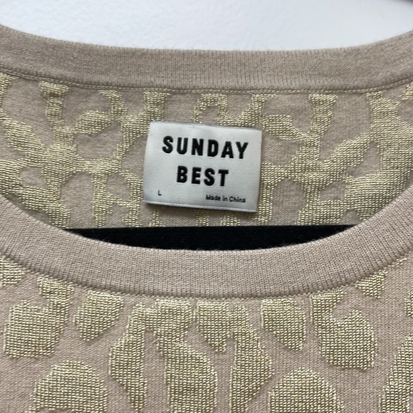 Aritzia Sunday Best long sleeve crop - Picture 3 of 6